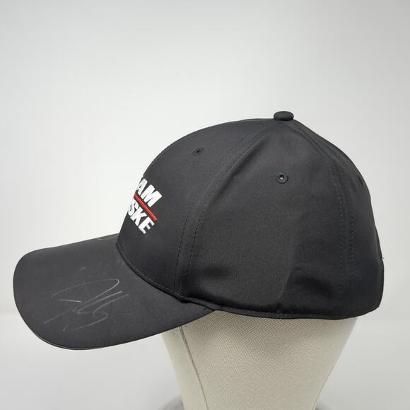 Team Penske Slideback Hat Black One Size Embroidered Signed Puma - Picture 3 of 11